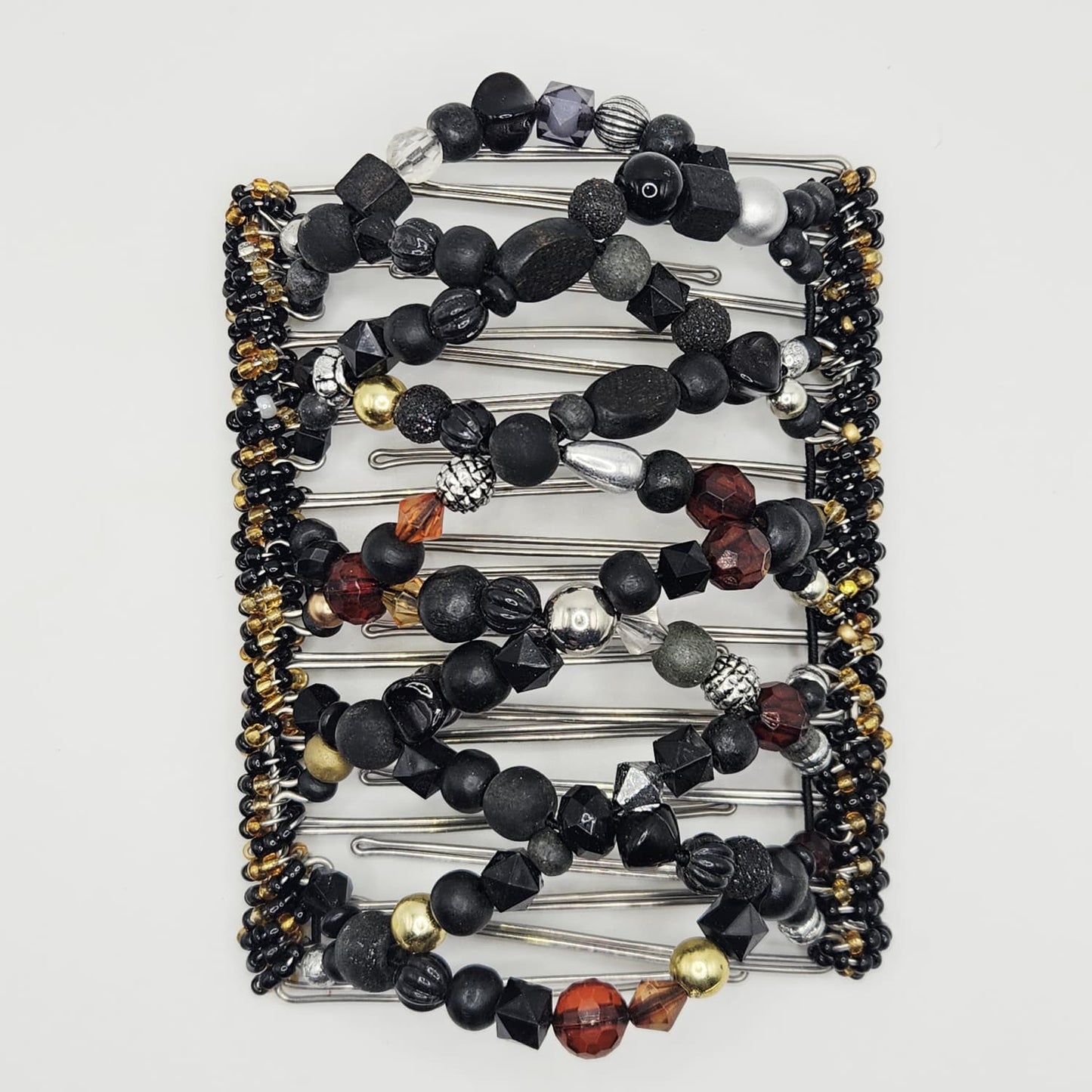 The original ! Black, gold tone, silver tone dressy yet neutral.