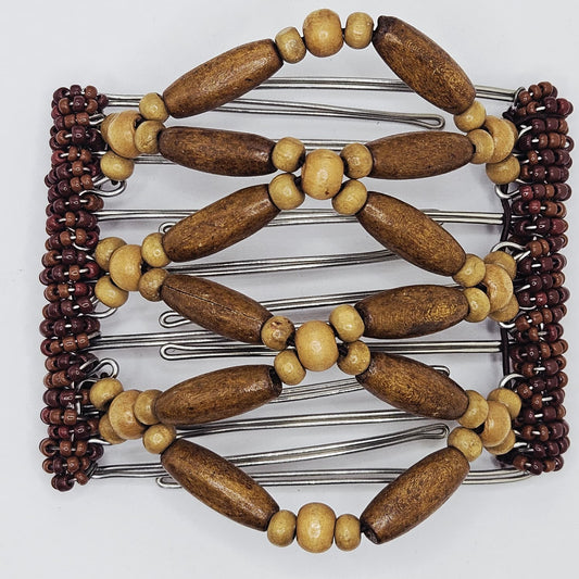 7 Tooth Medium Hair comb, Medium Brown, Light Brown, Dirty Blonde, Long Fine Hair, Medium Hair