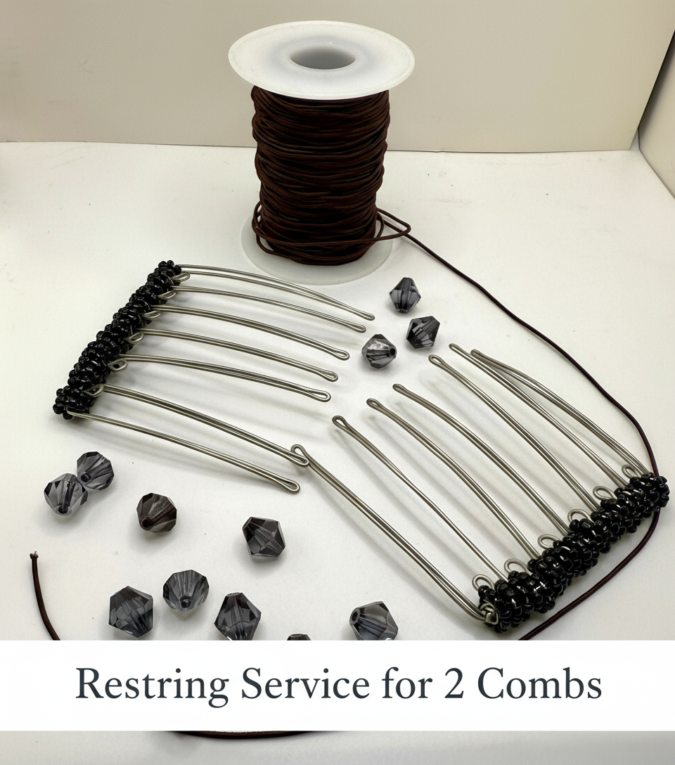 Comb Restringing Service for Two Combs – The Hair Jeweler Inc.